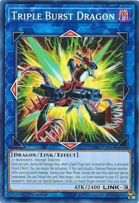 Triple Burst Dragon - SDRR-EN045 - Common 1st Edition Rokket Revolt Singles