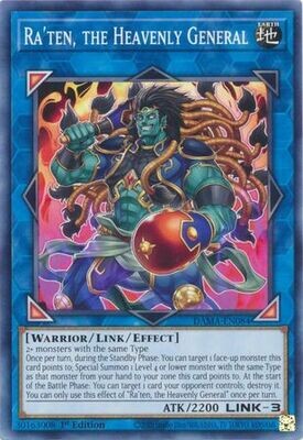 Ra&#39;ten, the Heavenly General - DAMA-EN084 - Common 1st Edition Dawn of Majesty 1st Edition Singles (español)