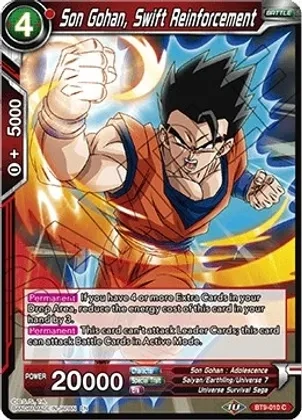 Son Gohan, Swift Reinforcement - Universal Onslaught (DBS-B09)
Universal Onslaught