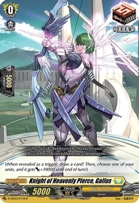Knight of Heavenly Pierce, Gallus - D-SD03: Tohya Ebata -Apex Ruler- (D-SD03)
D-SD03: Tohya Ebata -Apex Ruler-