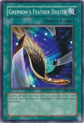 Gryphon&#39;s Feather Duster - IOC-091 - Common Unlimited
Invasion of Chaos [IOC] Unlimited Singles
