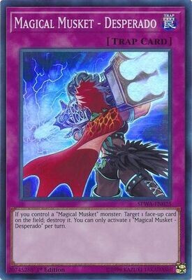Magical Musket - Desperado - SPWA-EN025 - Super Rare 1st Edition Spirit Warriors Singles