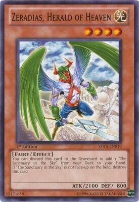 Zeradias, Herald of Heaven - SDLS-EN019 - Common 1st Edition Structure Deck: Lost Sanctuary 1st Edition Singles