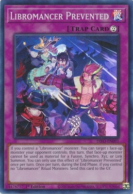 Libromancer Prevented - DIFO-EN091 - Super Rare 1st Edition
Dimension Force 1st Edition Singles