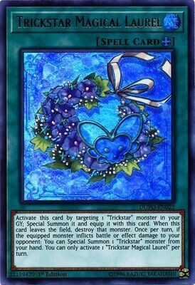 Trickstar Magical Laurel - DUPO-EN022 - Ultra Rare 1st Edition Duel Power 1st Edition Singles