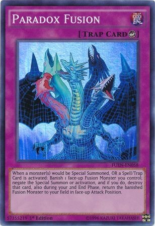 Paradox Fusion - FUEN-EN058 - Super Rare 1st Edition Fusion Enforcers 1st Edition Singles