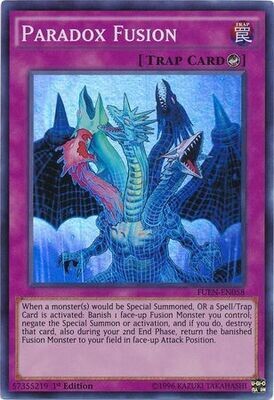 Paradox Fusion - FUEN-EN058 - Super Rare 1st Edition Fusion Enforcers 1st Edition Singles