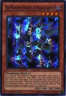 The Phantom Knights of Fragile Armor - WIRA-EN005 - Super Rare 1st Edition
Wing Raiders 1st Edition Singles
