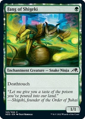 Fang of Shigeki 183/302 - Kamigawa Neon Dynasty Singles (Español)