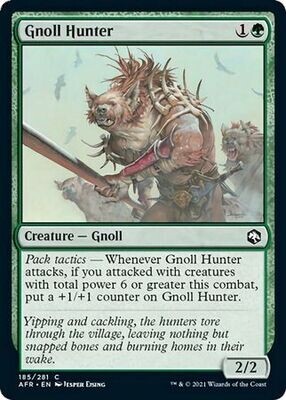 Gnoll Hunter 185/281
Adventures in the Forgotten Realms Singles