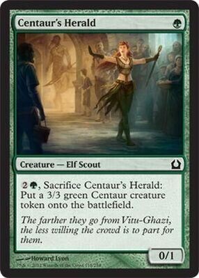 Centaur&#39;s Herald Return to Ravnica Singles