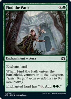 Find the Path 183/281 Adventures in the Forgotten Realms Singles (Español)