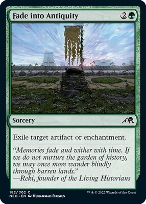 Fade into Antiquity 182/302 - Kamigawa Neon Dynasty Singles (Español)
