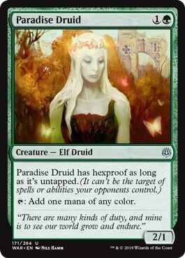 Paradise Druid 171/264
War of the Spark Singles  (Español)