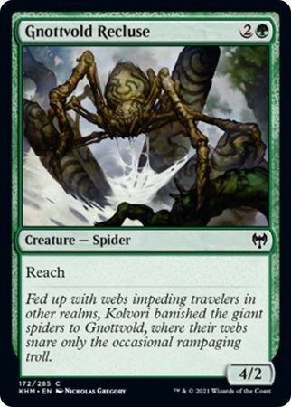 Gnottvold Recluse 172/285 Kaldheim Singles