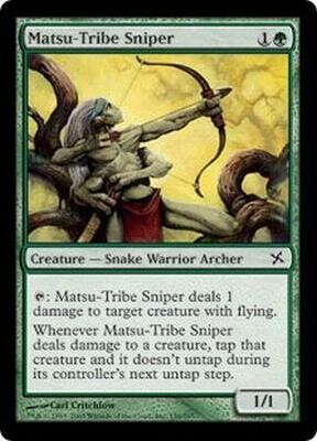 Matsu-Tribe Sniper
Betrayers of Kamigawa Singles