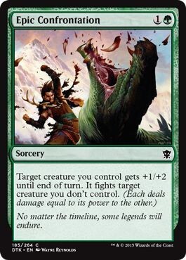 Epic Confrontation 185/264
Dragons of Tarkir Singles  (Español)