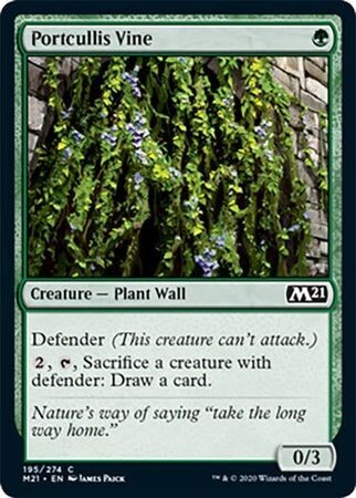 Portcullis Vine 195/274 Magic 2021 (M21) Singles