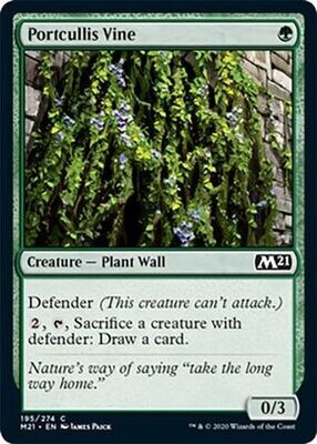 Portcullis Vine 195/274 Magic 2021 (M21) Singles   (Español)