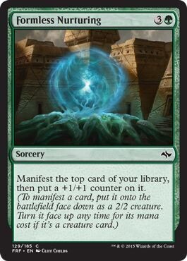 Formless Nurturing 129/185 - Fate Reforged Singles  (Español)