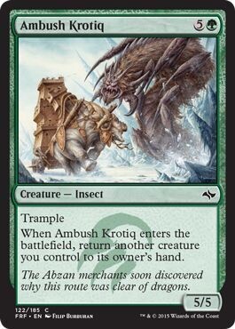 Ambush Krotiq 122/185 Fate Reforged Singles   (Español)