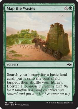Map the Wastes 134/185 Fate Reforged Singles  (Español)