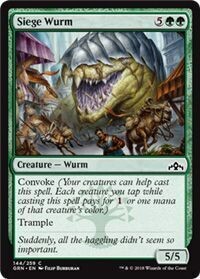 Siege Wurm 144/259
Guilds of Ravnica Singles