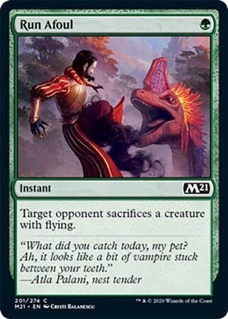 Run Afoul 201/274 Magic 2021 (M21) Singles   (Español)