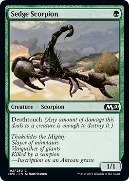 Sedge Scorpion 192/280 Magic 2020 (M20) Singles (español)