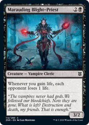 Marauding Blight-Priest 112/280 -  Zendikar Rising Singles