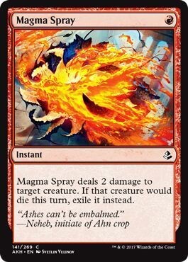 Magma Spray 141/269
Amonkhet Singles