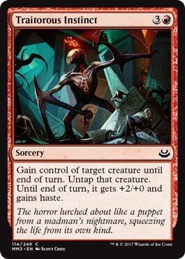 Traitorous Instinct 114/249 - Modern Masters 2017 Singles