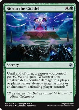 Storm the Citadel 178/264 - War of the Spark Singles (Español)