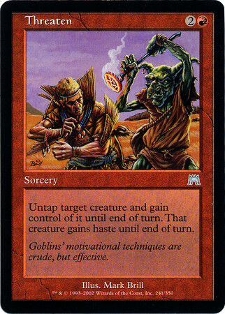 Threaten 241/350 - Onslaught Singles