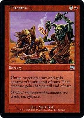 Threaten 241/350 - Onslaught Singles