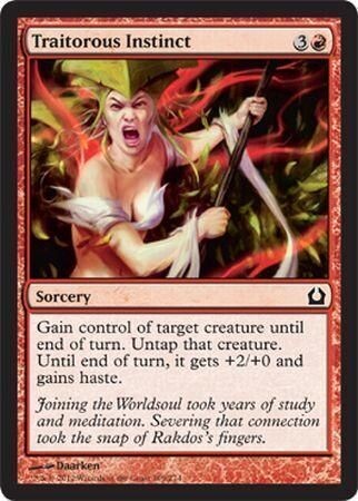 Traitorous Instinct 109/274 - Return to Ravnica Singles  (Español)