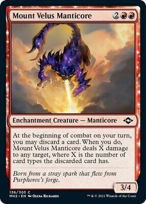 Mount Velus Manticore 136/303 Modern Horizons 2 Singles