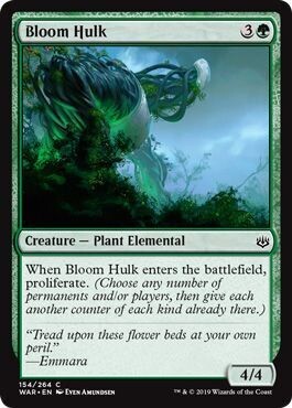 Bloom Hulk 154/264
War of the Spark Singles (español)