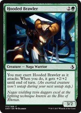 Hooded Brawler 173/269 - Amonkhet Singles (Español)