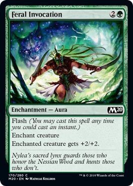 Feral Invocation 170/280 Magic 2020 (M20) Singles (español)