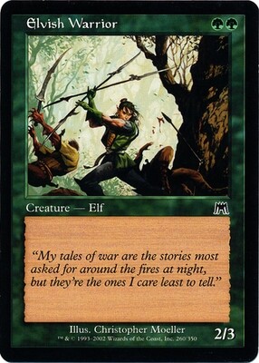Elvish Warrior
Onslaught Singles