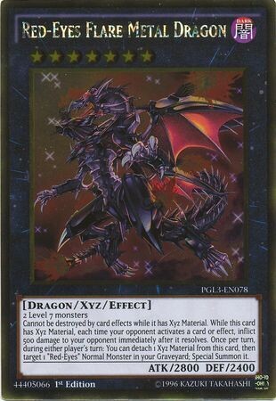 Red-Eyes Flare Metal Dragon - PGL3-EN078 - Gold Rare 1st Edition Premium Gold: Infinite Gold Singles