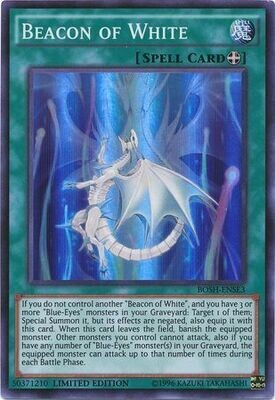 Beacon of White - BOSH-ENSE3 - Super Rare Limited
Breakers of Shadow 1st Edition Singles