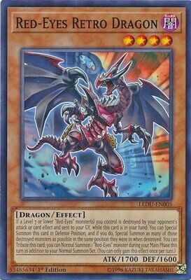 Red-Eyes Retro Dragon - LEDU-EN005 - Common 1st Edition
Legendary Duelists Singles