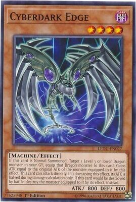 Cyberdark Edge - LEDU-EN027 - Common 1st Edition Legendary Duelists Singles