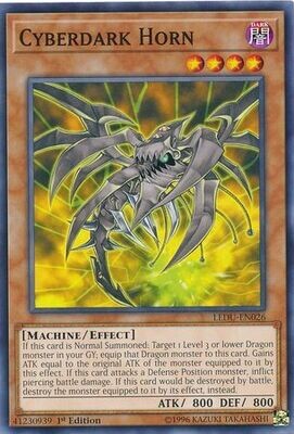 Cyberdark Horn - LEDU-EN026 - Common 1st Edition Legendary Duelists Singles