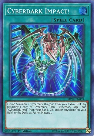 Cyberdark Impact! - SHVA-EN053 - Super Rare 1st Edition Shadows in Valhalla 1st Edition Singles