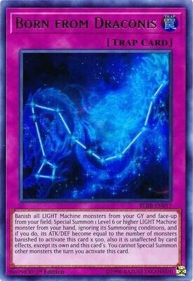 Born From Draconis - BLRR-EN017 - Ultra Rare 1st Edition Battles of Legend: Relentless Revenge Singles