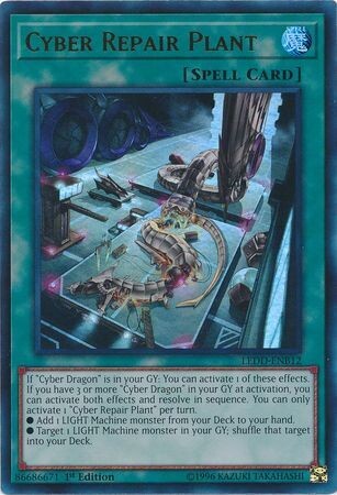 Cyber Repair Plant - LEDD-ENB12 - Ultra Rare 1st Edition
Legendary Dragon Decks Singles