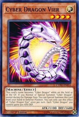 Cyber Dragon Vier - CYHO-EN014 - Common 1st Edition Cybernetic Horizon 1st Edition Singles